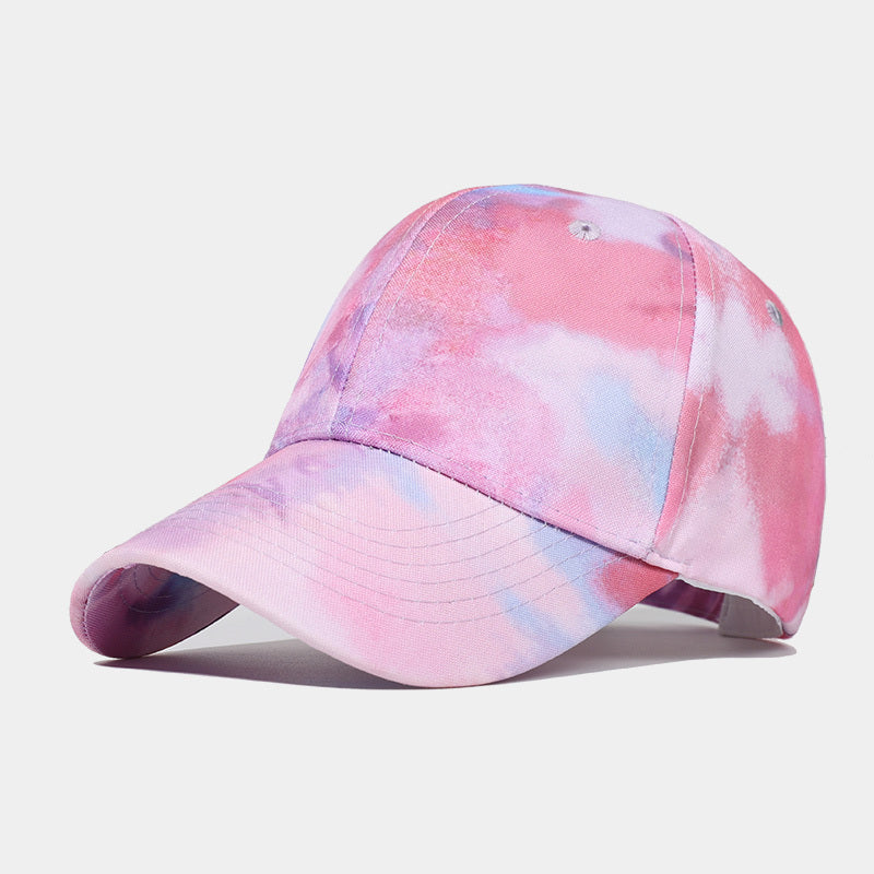 New Tie-dye Baseball Cap Men's And Women's Sun-shield Hats Wild Graffiti Hat - Heritage cosmetics and beauty care