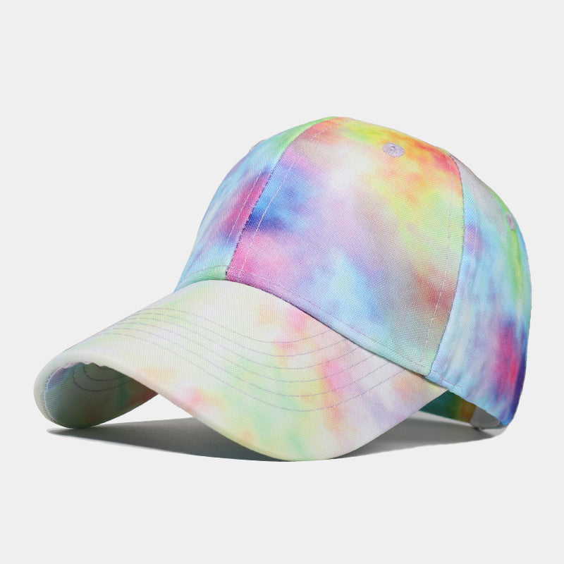 New Tie-dye Baseball Cap Men's And Women's Sun-shield Hats Wild Graffiti Hat - Heritage cosmetics and beauty care