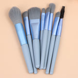 8 Small Makeup Brushes Morandi Portable Beauty Tool Soft Hair Makeup Brush - Heritage cosmetics and beauty care