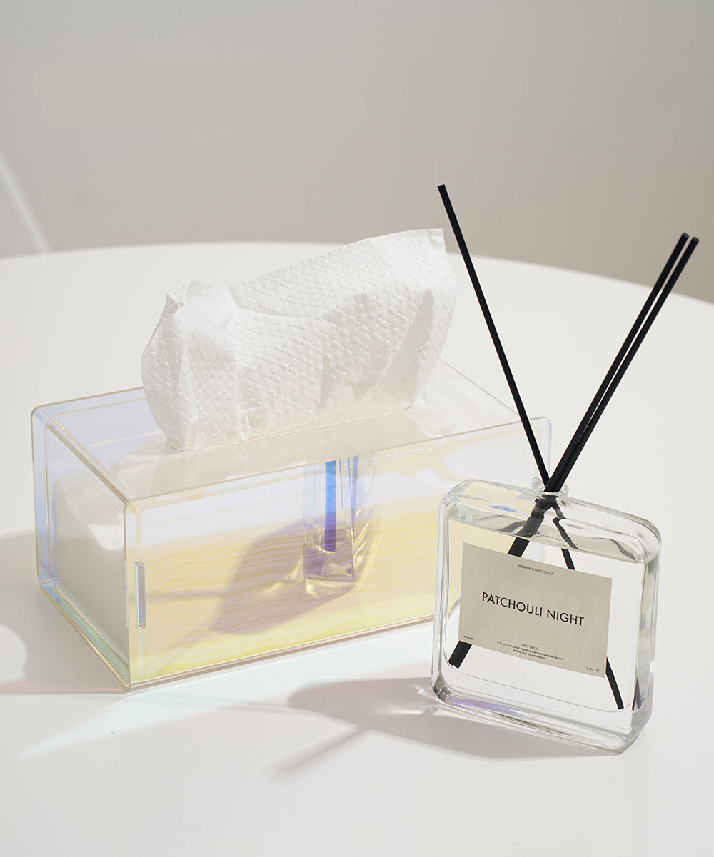 Glare Acrylic Paper Tissue Box Nordic Symphony Minimalist Pearly Luster Tissue Box - Heritage cosmetics and beauty care