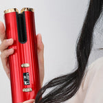 Automatic Rotary Rechargeable Curlers Travel Home - Heritage cosmetics and beauty care