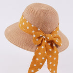 New Children's Straw Hats Leisure Ribbon Bow Hat - Heritage cosmetics and beauty care