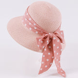 New Children's Straw Hats Leisure Ribbon Bow Hat - Heritage cosmetics and beauty care