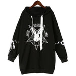 Women's Loose Hoodie Fall Winter Mid-length Heritage cosmetics and beauty care