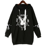 Women's Loose Hoodie Fall Winter Mid-length Heritage cosmetics and beauty care