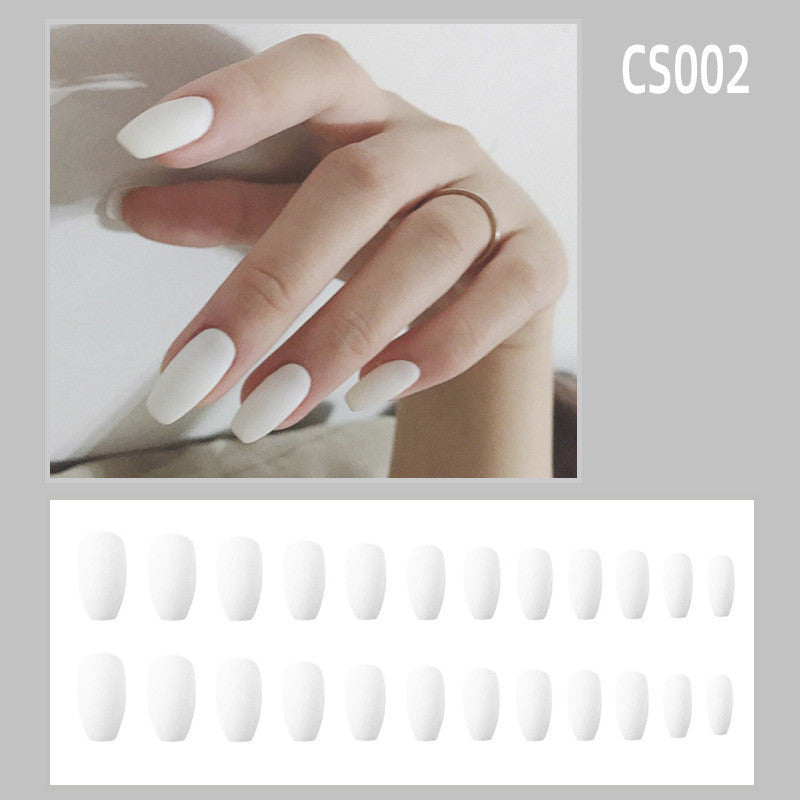 Fake Nails Wear Nails Autumn And Winter Frosted Personality Waterproof Ballet Nails - Heritage cosmetics and beauty care