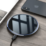 Cross-Border 10W Mirror Wireless Charger Fast Charge Heritage cosmetics and beauty care