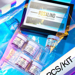 Rosalind nail supplies oem 3 in 1 polymer powder kits wholesale dipping powder nail acrylic powder set for nail art design - Heritage cosmetics and beauty care