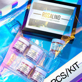 Rosalind nail supplies oem 3 in 1 polymer powder kits wholesale dipping powder nail acrylic powder set for nail art design - Heritage cosmetics and beauty care