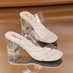 Thick Heel Transparent Sandals Women Women's Sandals Korean Casual - Heritage cosmetics and beauty care