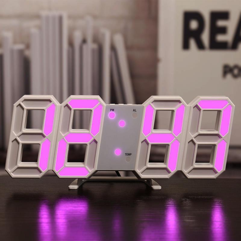 Three-dimensional Wall Clock, Silent Digital Alarm Clock, Three-dimensional Wall Clock For Living Room - Heritage cosmetics and beauty care