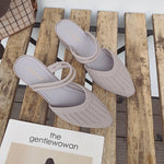 Fashion Two-wear Casual Sandals Lazy Plastic Sandals And Slippers - Heritage cosmetics and beauty care