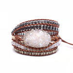 European And American New Style Retro Natural Stone Hand-Woven Bohemian Bracelets - Heritage cosmetics and beauty care