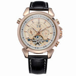 Complete Calendar watch Luxury Tourbillion Design Genuine Leather Top Brand  Automatic Mechanical Men Watches - Heritage cosmetics and beauty care