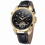 Complete Calendar watch Luxury Tourbillion Design Genuine Leather Top Brand  Automatic Mechanical Men Watches - Heritage cosmetics and beauty care