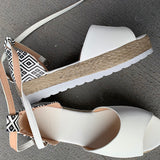 Wedge Heel Platform Woven Espadrilles Sandals - Heritage cosmetics and beauty care