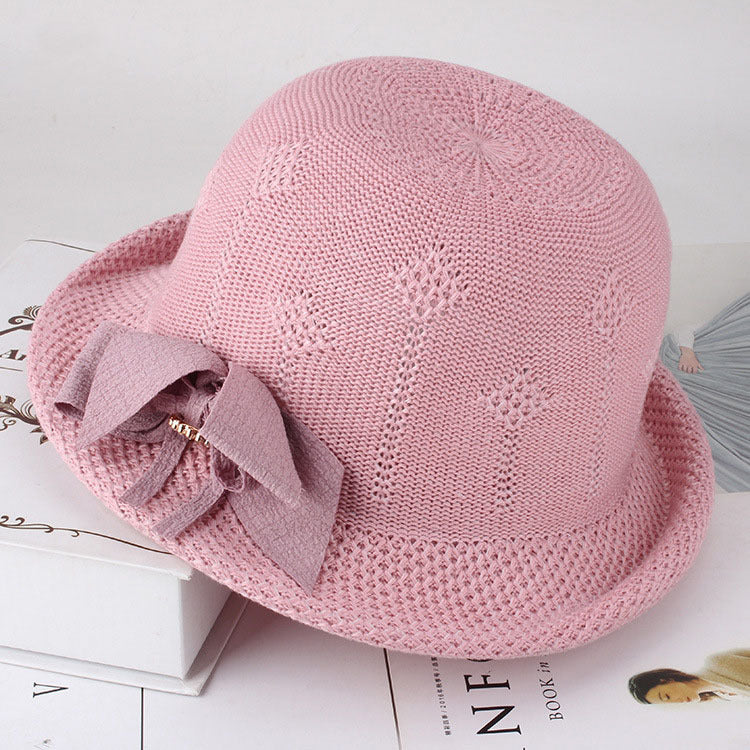 Women'S Hats Korean Version Of The Fashion Alice Along The Flower Knitted Women'S Hats Sun Hats - Heritage cosmetics and beauty care