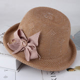 Women'S Hats Korean Version Of The Fashion Alice Along The Flower Knitted Women'S Hats Sun Hats - Heritage cosmetics and beauty care