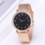 Fashion Creative Quartz Watches Couple Watches Digital Mesh Band Watches - Heritage cosmetics and beauty care