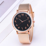 Fashion Creative Quartz Watches Couple Watches Digital Mesh Band Watches - Heritage cosmetics and beauty care