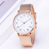 Fashion Creative Quartz Watches Couple Watches Digital Mesh Band Watches - Heritage cosmetics and beauty care