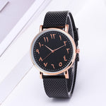 Fashion Creative Quartz Watches Couple Watches Digital Mesh Band Watches - Heritage cosmetics and beauty care