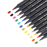 STA 80 Colors Set Water Based Ink Sketch Marker Pens Twin Tip Fine Brush Marker Pen For Graphic Drawing Manga Art Supplies - Heritage cosmetics and beauty care