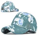 Tie-Dye Hats, Pure Cotton, European And American Women'S Empty Top Hats, Sun Visors, Cotton Ponytail Caps - Heritage cosmetics and beauty care