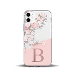 Compatible with Apple, Suitable For Iphone11Pro Creative Transparent Peach Blossom 26 English Letters 78P Mobile Phone Case Iphone12 Protective Cover Heritage cosmetics and beauty care