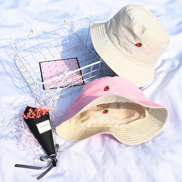 Bucket Hat Fisherman Hats Men Women Summer Seaside Sunshade - Heritage cosmetics and beauty care