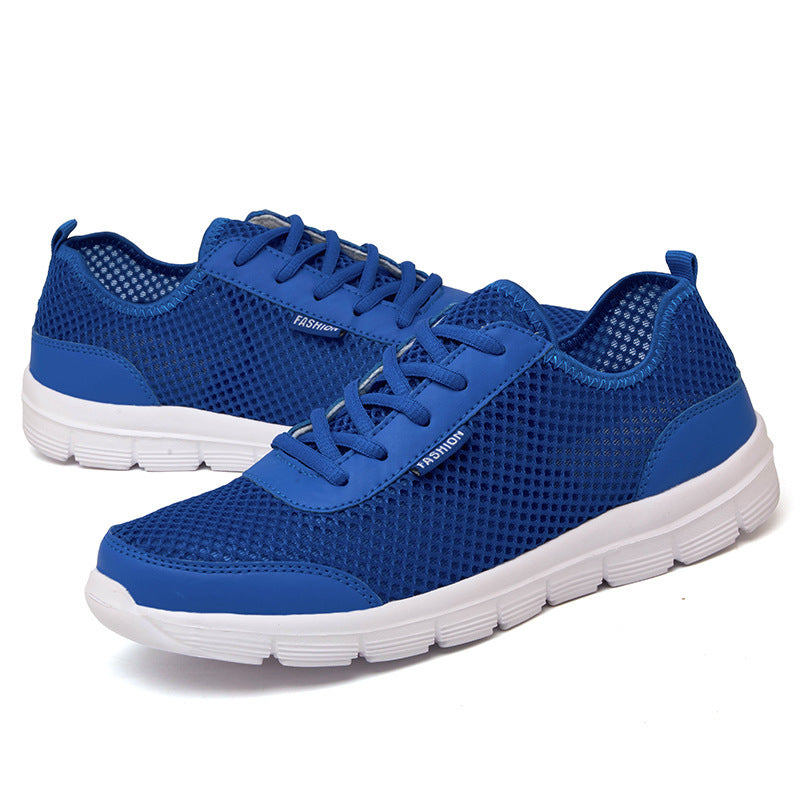 Cross-Border Large Size Fly Woven Sneakers Men'S Shoes - Heritage cosmetics and beauty care