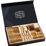 Stainless Steel Cutlery Set 24-Piece Gift Cutlery Steak Cutlery Gift Box