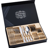 Stainless Steel Cutlery Set 24-Piece Gift Cutlery Steak Cutlery Gift Box