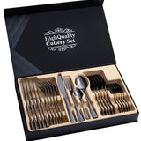 Stainless Steel Cutlery Set 24-Piece Gift Cutlery Steak Cutlery Gift Box