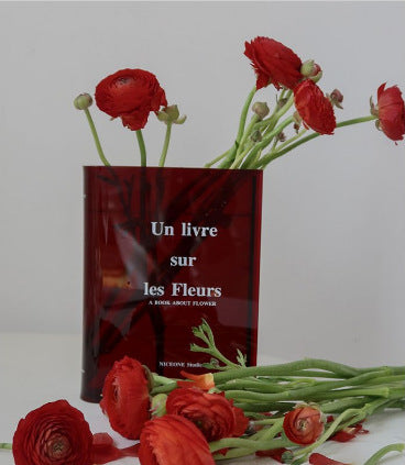 Home Creative Books Acrylic Vase Decoration - Heritage cosmetics and beauty care