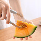 3 in 1 Fruit Carving Cutter Ball Digger DIY Kiwi Knife Watermelon Fruit Scoop Ice Cream Spoon Pastry Decor Tool - Heritage cosmetics and beauty care