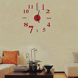 DIY Acrylic Creative 3D Stereo Mirror Wall Clock - Heritage cosmetics and beauty care