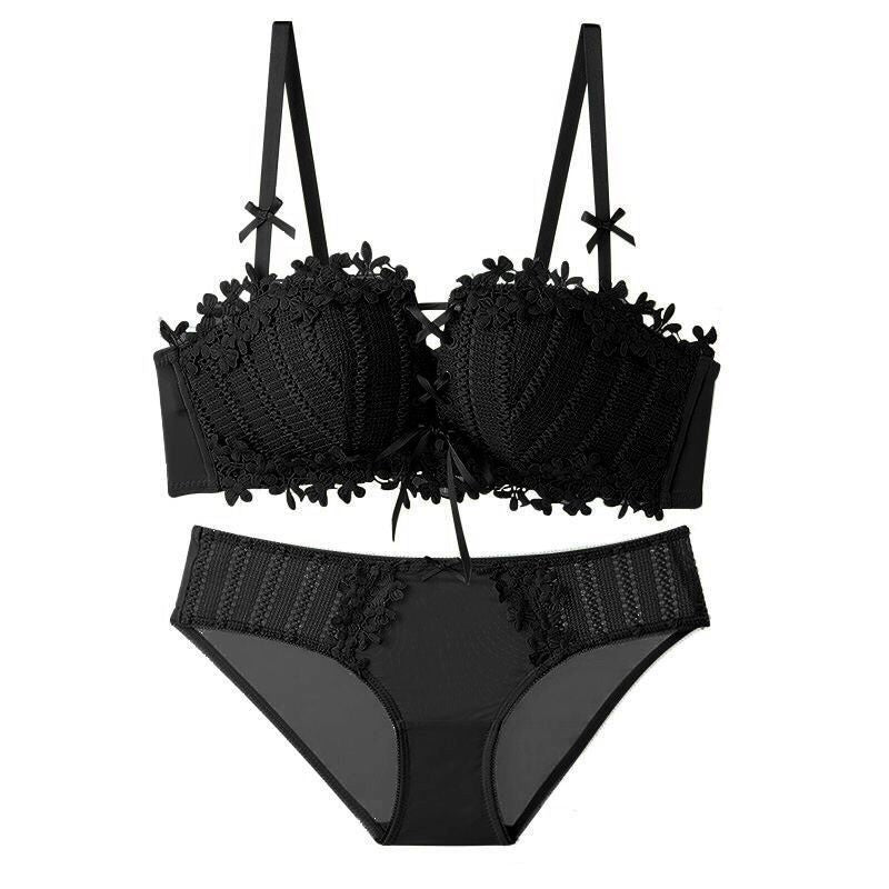 Sexy Lace Floral Lingerie Set Push Up Bra Women Comfort - Heritage cosmetics and beauty care