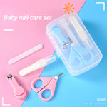 Baby Nail File Combination Set Baby Nail Clipper Four-Piece Set Baby Safety Nail Clipper - Heritage cosmetics and beauty care