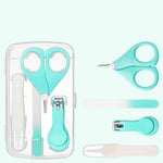 Baby Nail File Combination Set Baby Nail Clipper Four-Piece Set Baby Safety Nail Clipper - Heritage cosmetics and beauty care