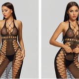 Sexy Lingerie Erotic Hot Women Bodystocking Bodysuits  Crotch Tights Transparent Body Stockings Sex Clothes Mesh Underwear - Heritage cosmetics and beauty care