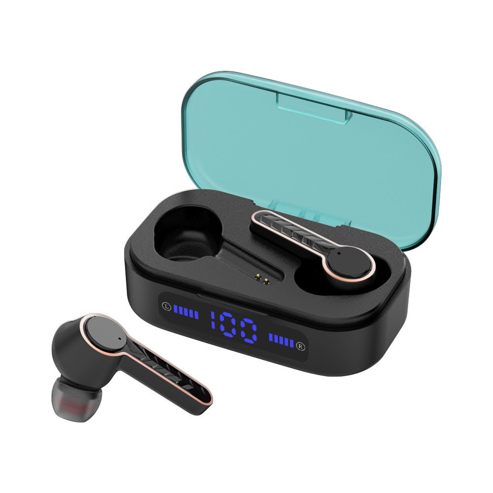 The New TWS5.0 Bluetooth Mini Earphone T19 True Wireless Stereo Sports Bluetooth Earphone Private Model Manufacturer Heritage cosmetics and beauty care