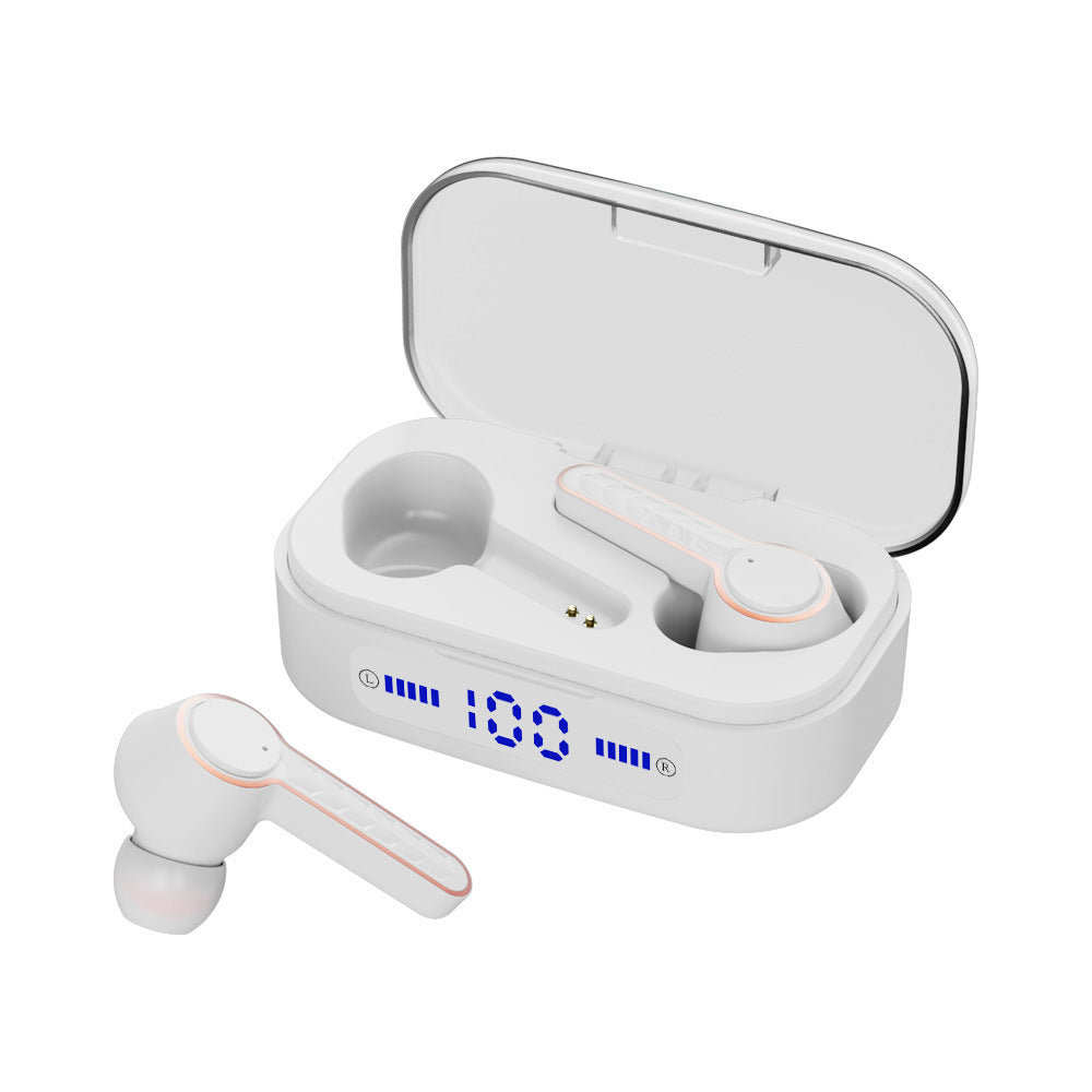 The New TWS5.0 Bluetooth Mini Earphone T19 True Wireless Stereo Sports Bluetooth Earphone Private Model Manufacturer Heritage cosmetics and beauty care