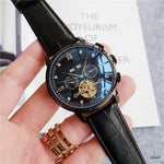 Five Needles Large Flywheel Men's Watch Fully Automatic Mechanical - Heritage cosmetics and beauty care