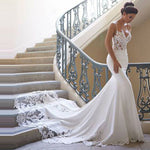 Spaghetti Straps Lace Bridal Gown - Heritage cosmetics and beauty care