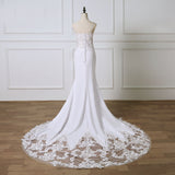 Spaghetti Straps Lace Bridal Gown - Heritage cosmetics and beauty care