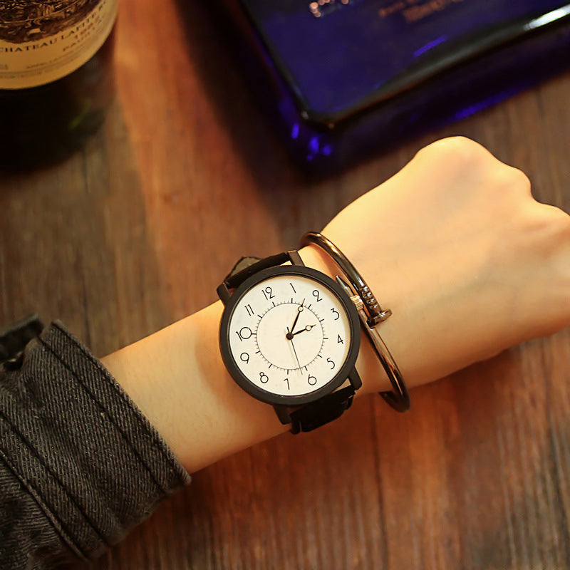 Cool Male And Female Student Couple Watch A Pair Of Quartz Watches - Heritage cosmetics and beauty care