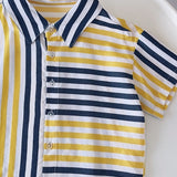 Boys' Summer Children'S Short-Sleeved Shirts And Children'S Tops Heritage cosmetics and beauty care