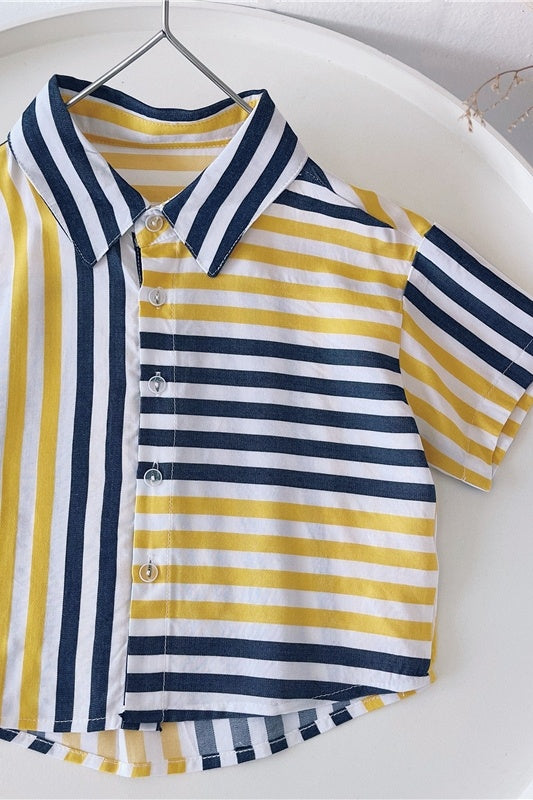 Boys' Summer Children'S Short-Sleeved Shirts And Children'S Tops Heritage cosmetics and beauty care