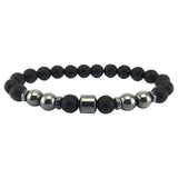 Natural Black Hematite Tiger Eye Beaded Bracelets Men For Magnetic Health Protection Women Jewelry - Heritage cosmetics and beauty care